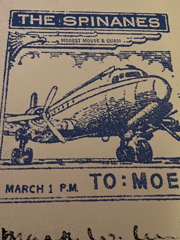 Modest Mouse Moe Seattle 1996 Original Concert Poster Jeff Kleinsmith