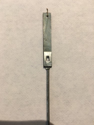 Antique Clock Parts- Pendulum Suspension Spring- American Clock 5-3/16”