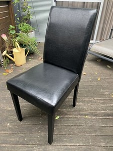 Dining room chairs x6 - black - Pretty good condition | Dining Chairs