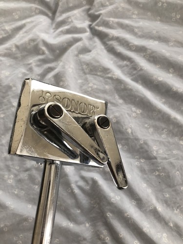 Vintage SONOR DOUBLE TOM /CYM HOLDER, Made n Germany Phonic/Lite/Hilite/70's