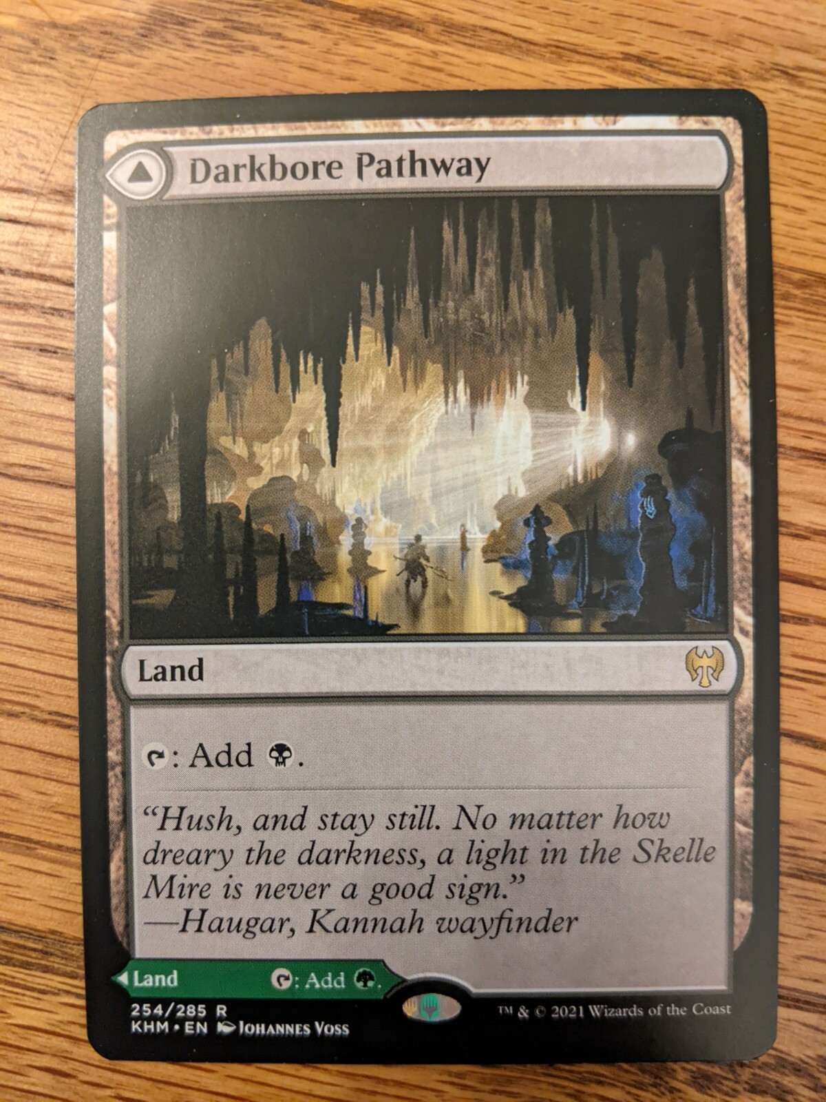 Darkbore Pathway // Slitherbore 1x FOIL KHM MTG Kaldheim Rare MINT land Darkbore Pathway // Slitherbore 1x FOIL KHM MTG Kaldheim Rare MINT land