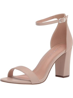 

MADDEN GIRL Женские бежевые босоножки на каблуке с мягкой подкладкой Bella с круглым носком и блочным каблуком, размер 8,5 м, Бежевый, BEELLA