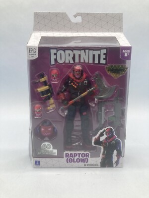 Fortnite Legendary Series RAPTOR GLOW 6'' Figure Epic Games NEW