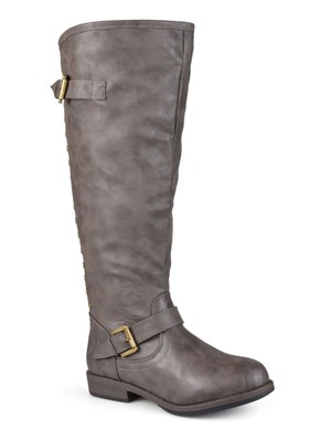 

JOURNEE COLLECTION Женские коричневые сапоги до середины икры с шипами Spokane, Коричневый, 498