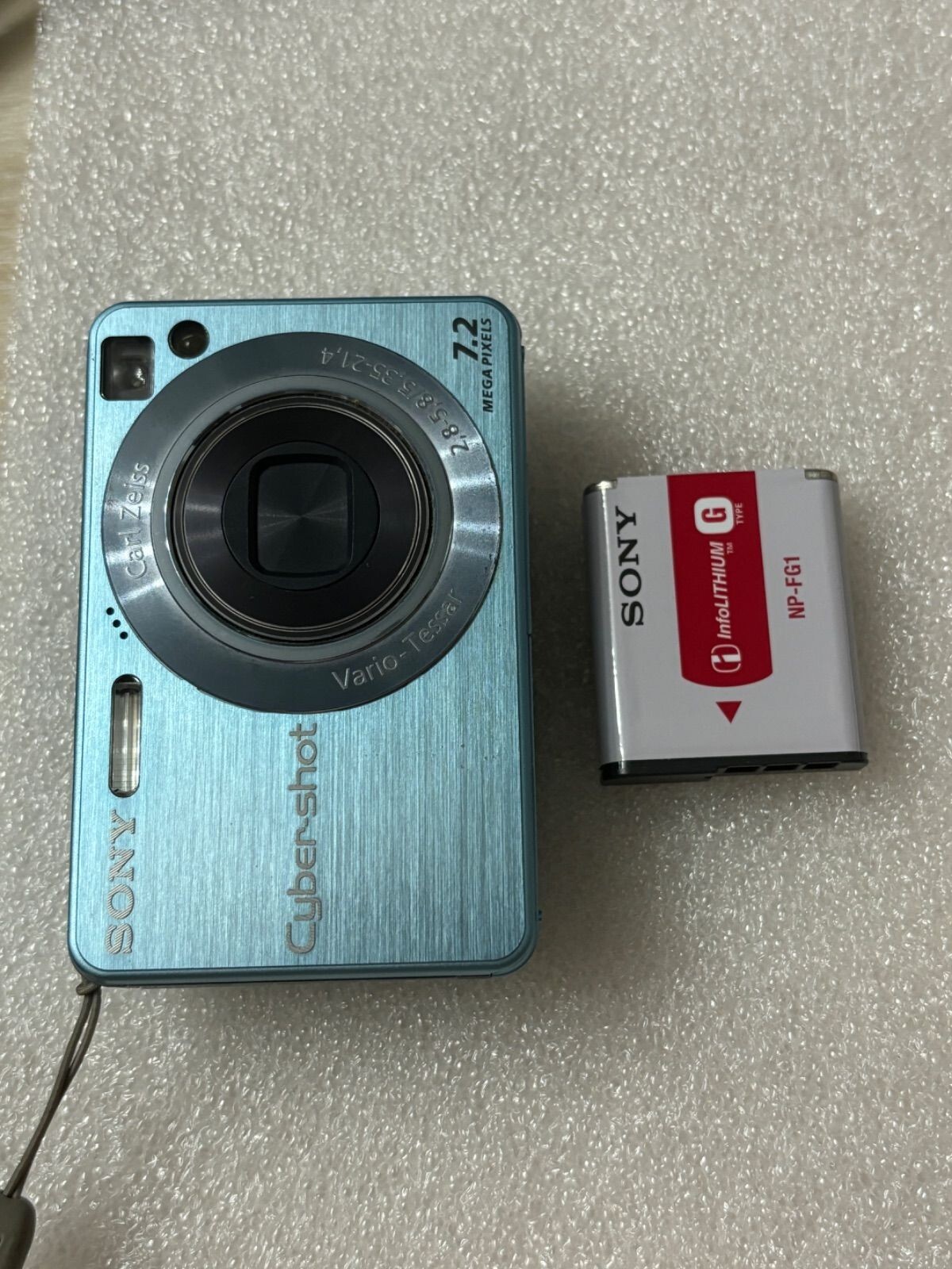 Sony Cyber-shot DSC-W120 7.2MP Digital Camera Blue Japanese