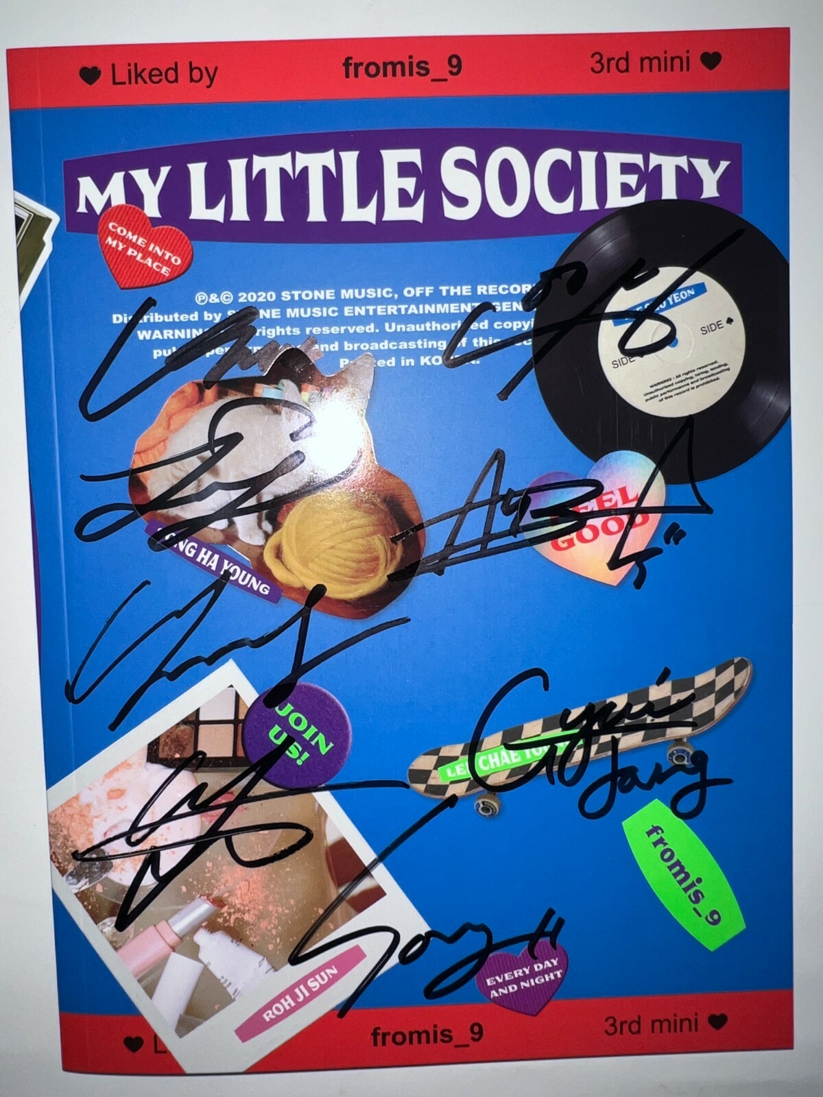 FROMIS_9 [MY LITTLE SOCIETY] Autographed Signed Album FROMIS