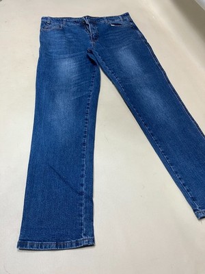 Pilbara Collection Women's Size 8 Straight Leg Blue Cotton Jeans Casual Wear