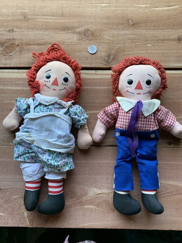 Original 1960's VINTAGE Raggedy Ann and Andy dolls! Made By Original 1960's VINTAGE Raggedy Ann and Andy dolls! Made By
