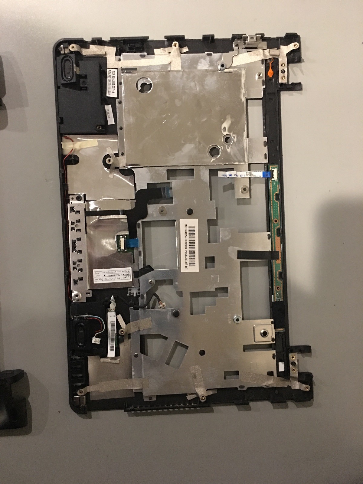 Lenovo Ideapad S205S Genuine Black Bottom Case And Palm Rest