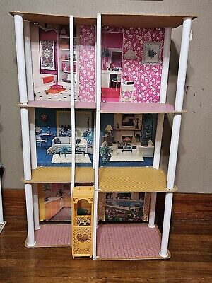 Vintage barbie house with elevator sale