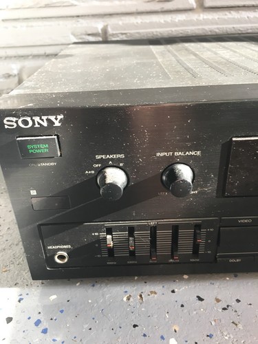 SONY TA-AV411 Acoustic Controlled Amplifier.   Integrated Stereo Amplifier