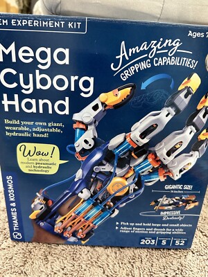 Thames & Kosmos 620501 Mega Cyborg Hand Kit NIB