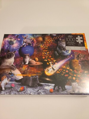 NIBGalaxy Cats - Jennifer Norwood Studio Series, 1000 Piece Puzzle, Fred Puzzles