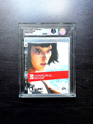 Mirror's Edge  (Sony PlayStation 3, 2008) PS3 Sealed VGA 85 NM+ not WATA