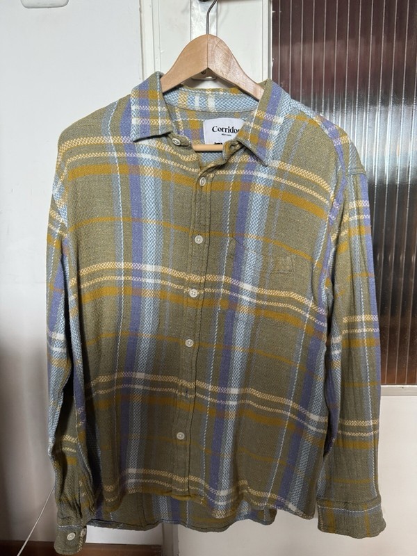Corridor Acid Plaid L/S Shirtbeach House Hemd Shirt Medium M