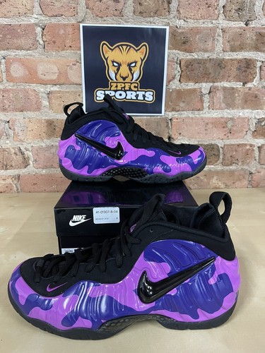 nike foamposite pro purple camo