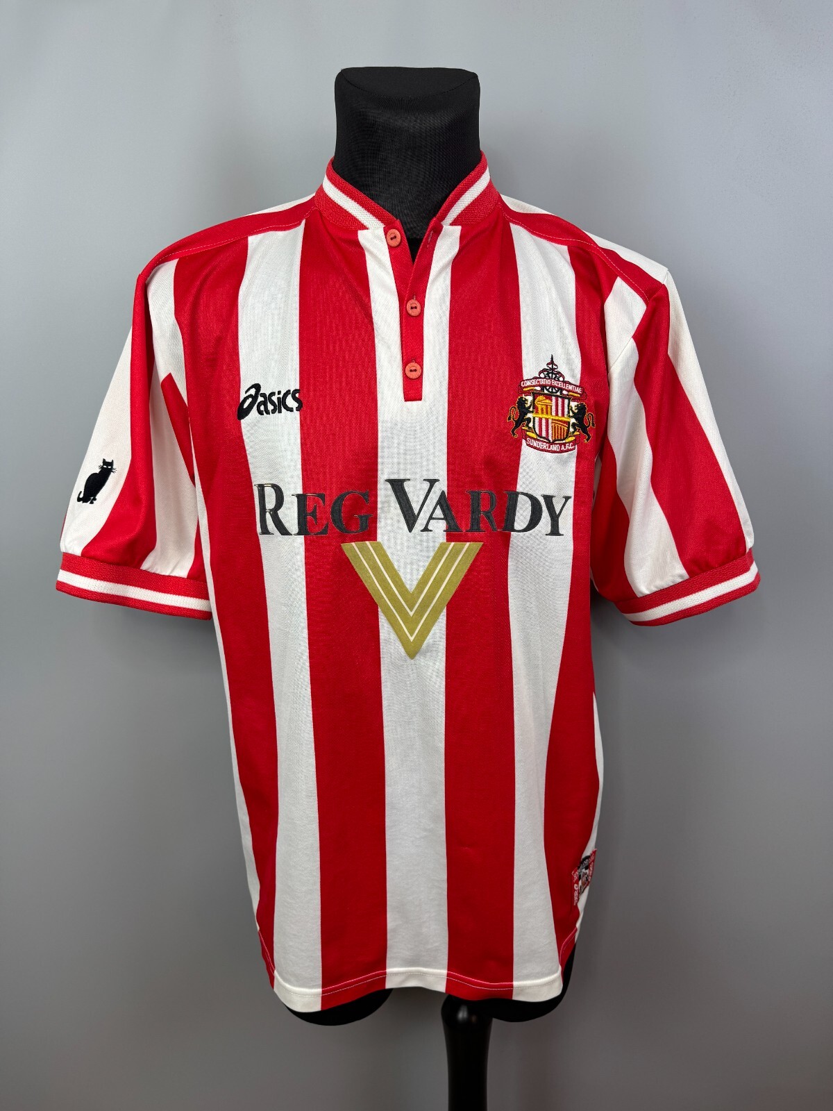 【激レア】asics Sunderland A.F.C ユニフォーム SUNDERLAND 1999 2000 HOME SHIRT FOOTBALL SOCCER JERSEY ASICS