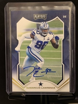 Panini Playoff Football 2021 DeMarcus Lawrence Autograph Trading Card
