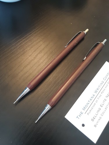 Vintage Pentel Sharp 350E Brown 0.5mm Mechanical Pencil