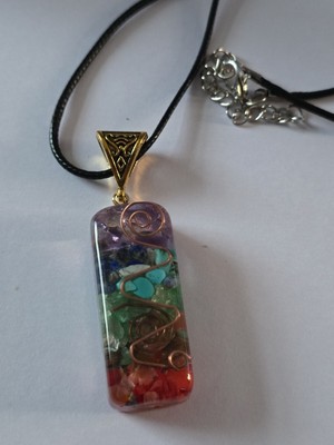 ENatural 7 Chakra Energy Healing Pendant Necklace for Women Chakra Stones Neckla
