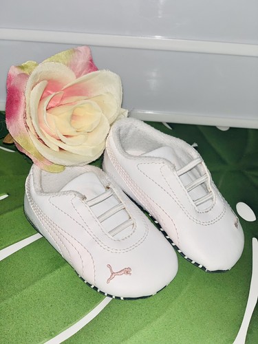 Schuhe Puma Krabbel - Babyschuhe Gr.18 Mädchen Top Neugeborene Neuw. Hausschuhe