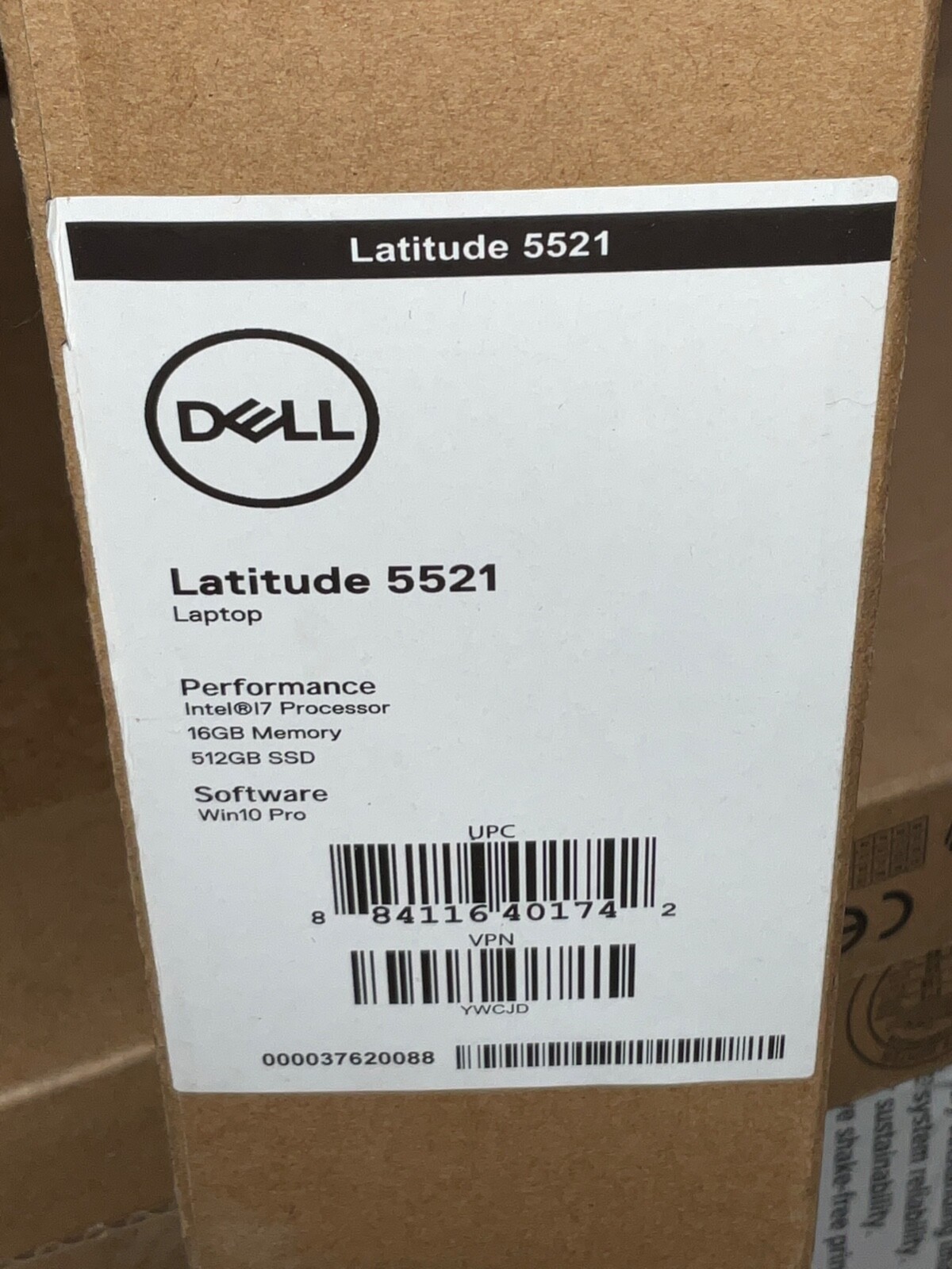 Dell Latitude 5521 i7-11850H 16GB 512GB BT5 WiFi6 15.6FHD