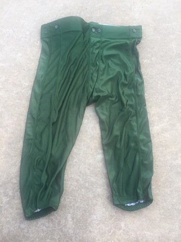 Alleson Athletic YOUTH kids Dazzle Snap-in Football Pants Dark Green Size XL NEW