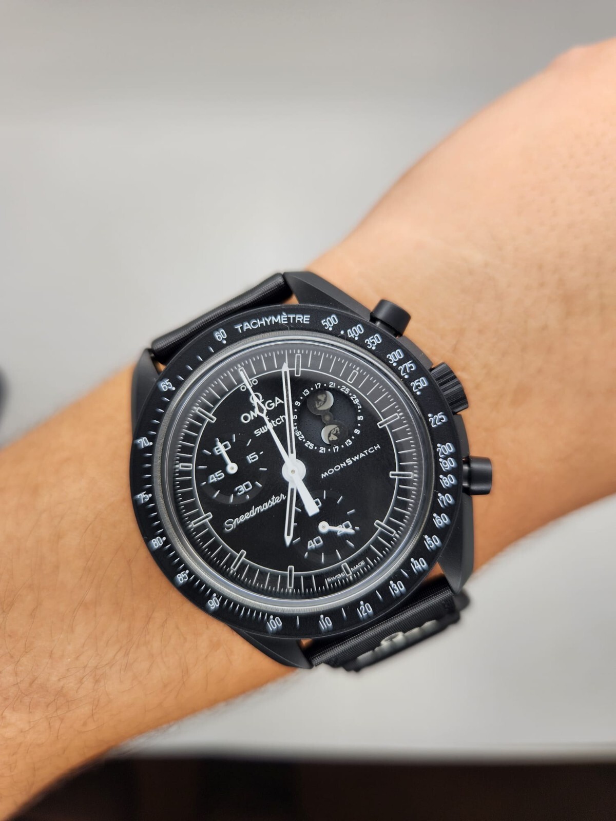 OMEGA Swatch Snoopy MoonSwatch ブラック 正規店 OMEGA x SWATCH / SNOOPY MOONSWATCH-BLACK | UTDESIGN