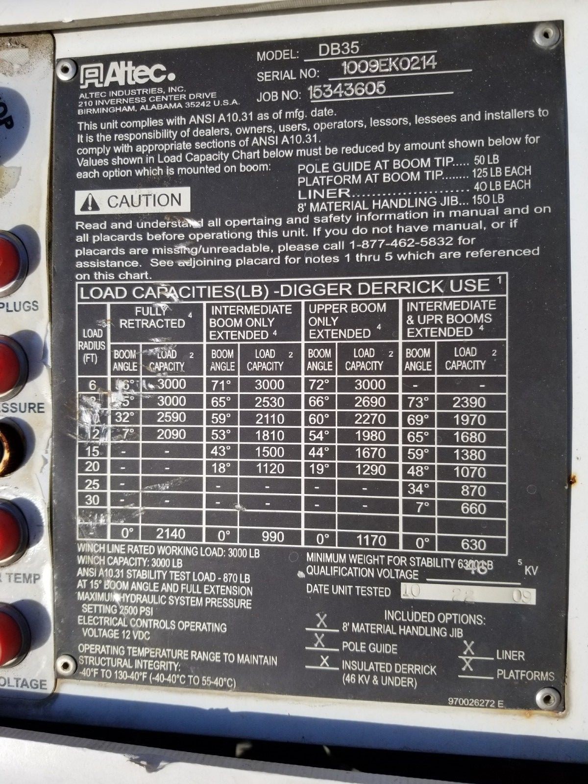 '06 Hinowa PT3000 Crawler Back Yard Digger Derrick Crane Bucket SEE VIDEO!