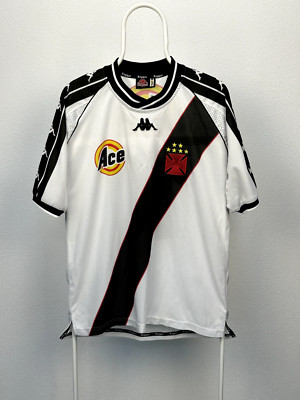 Vintage Vasco da Gama Ace 10 1999 Away Retro Football Soccer Jersey Kappa size M