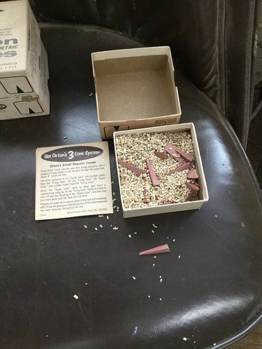 3 Boxes  50 Pc each Cone 02 - ORTON SMALL PYROMETRIC CONES FOR CERAMIC KILNS