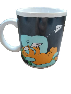 Hallmark Cat Mug Cartoon Comic Style Lazy Coworker Funny Office Gift With Box