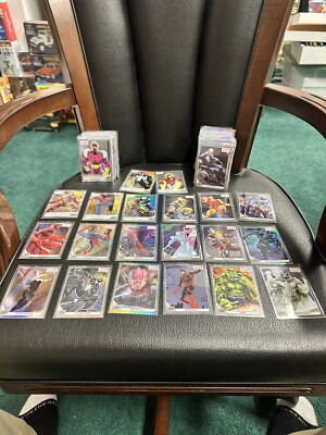 2023 upper deck marvel platinum lot 139 Rainbow Cards, Venom, Spidey, Wolverine