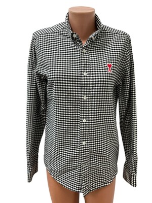 AMI Alexandre Mattiussi size 38 - S - M Shirt Blouse Top Long Sleeve Black White