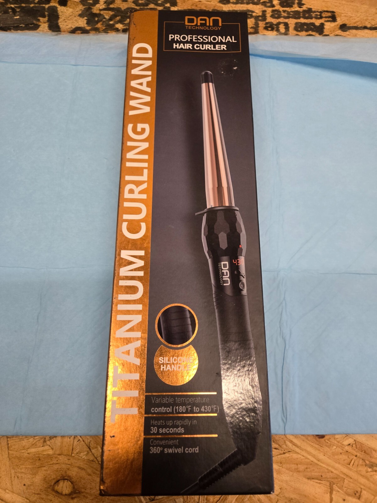 DAN Technology Titanium Hair Curling Iron/Curling Wand for Professional Salon-11