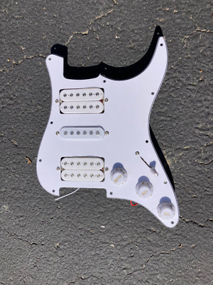 Guitar Pickup  Single CoIL & HUMBUCKER Belcat LOADED STRAT GUITAR PICKGUARD!