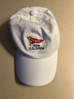123rd US Open at LACC | USGA Member  | Adjustable | White Hat Cap | BRAND NEW