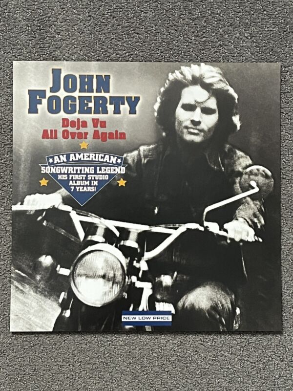 John Fogerty - Deja Vu 2004 PROMO POSTER FLAT 12X12 2-sided *RARE*