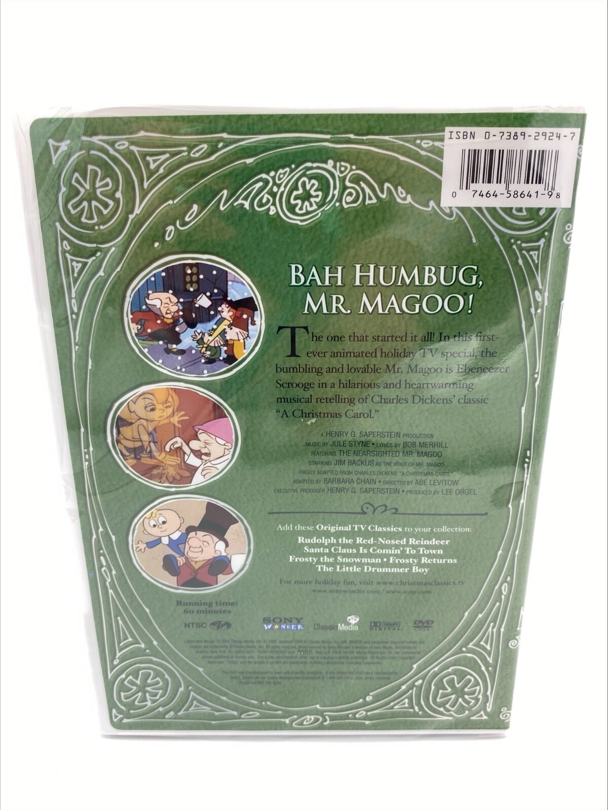 Amazon.com: Mr. Magoo's Christmas Carol [DVD] : Jim Backus