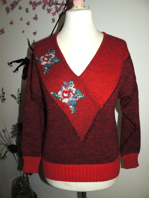 Pullover Vintage -Original aus der Zeit- um 1970-Gr.38