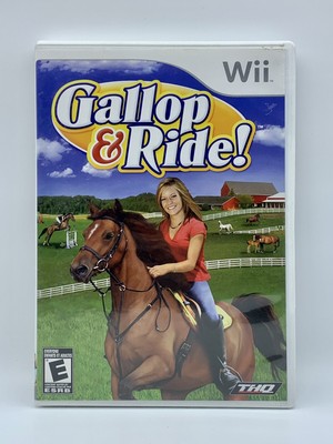Gallop & Ride (Nintendo Wii, 2009) Complete With Manual