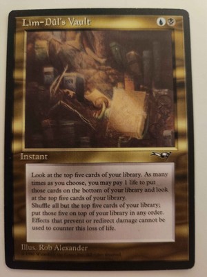 MTG Lim-Dul's Vault Alliances Regular Uncommon