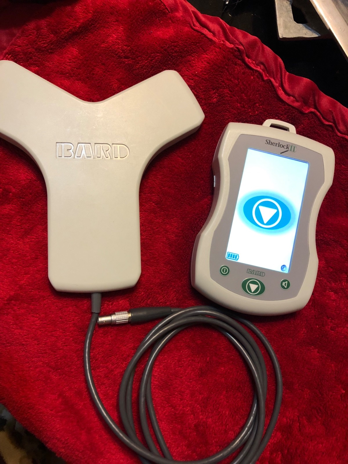 Sherlock II Bard Tip Location System (TLS) Ultrasound Sensor Doppler Monitor