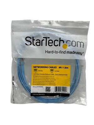 Star-tech ROLLOVERMM6 6 ft Cisco Console Rollover Cable - RJ45 M/M