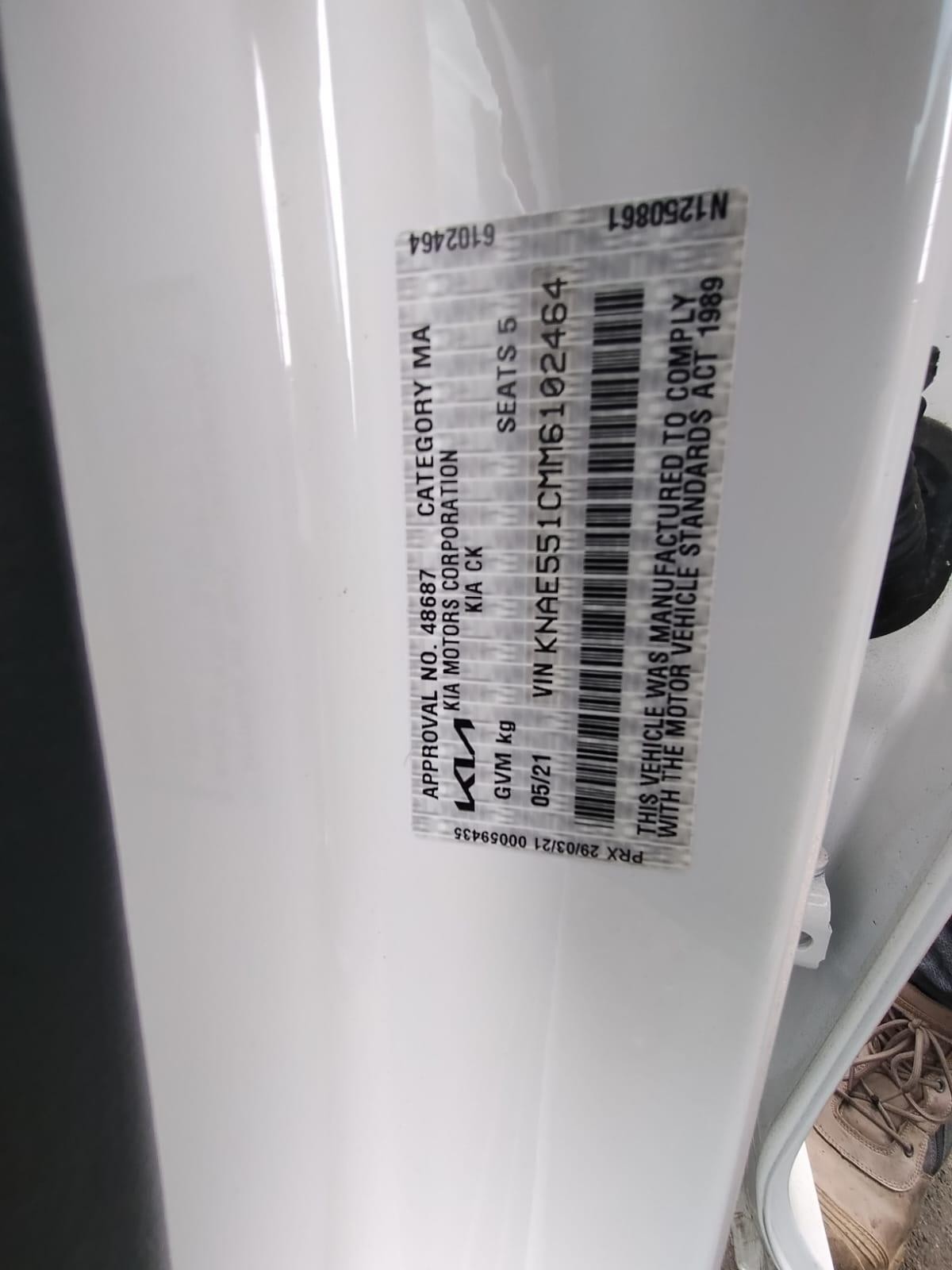 KIA STINGER CK 06/2017-04/2023 RIGHT FRONT WINDOW REGULATOR/MOTOR POWER - thumbnail 8