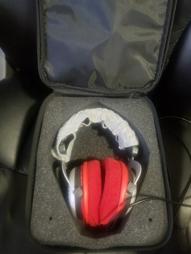 BeyerDynamic DT 990 Premium Headphones 32 OHM w Upgraded Red Pads, and head pad.