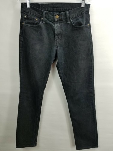 510 LEVI'S MENS JEANS SIZE 30X30 BLACK FADED STRAIGHT LEG.