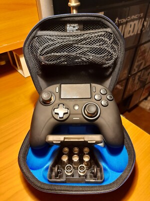 Tested CIB-Nacon Revolution Unlimited Pro Controller, Case & Dongle-Sony PS4 PC