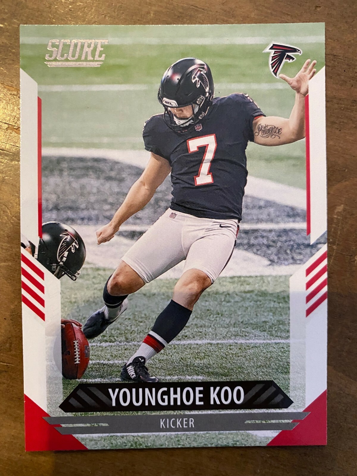 YOUNGHOE KOO - 2021 Panini Score #196 ATLANTA FALCONS KICKER