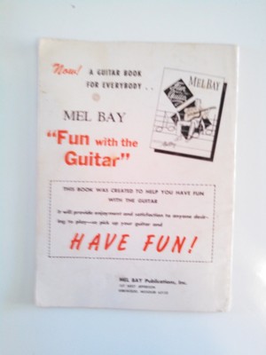 GUITAR CHORDS / MEL BAY / PICTURE & DIAGRAM / 1959